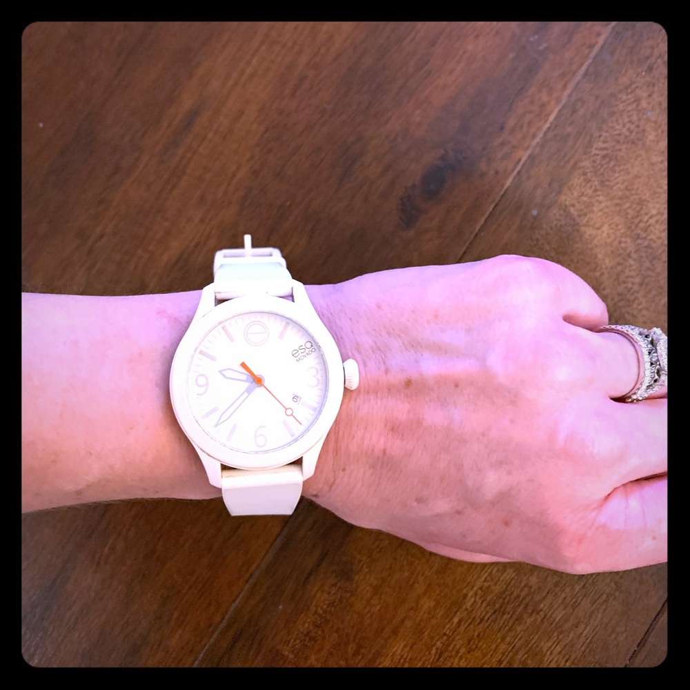 ESQ Movado White Watch